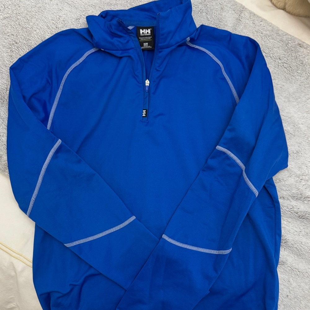 Helly Hansen Royal Blue Quarter-Zip Top